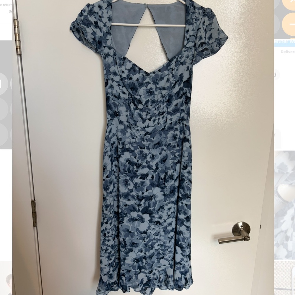 Reformation floral midi dress